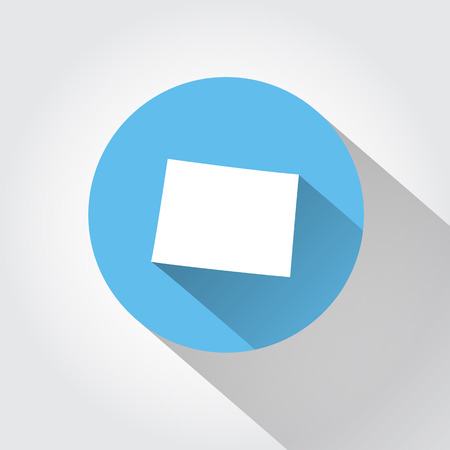 Map of Wyomingのイラスト素材