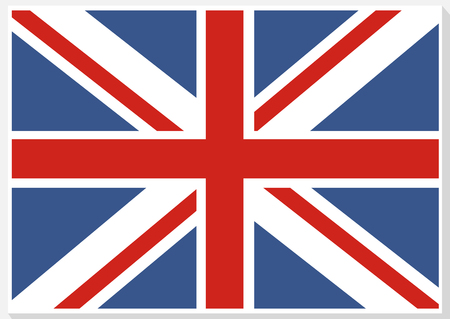 Flag of Great Britain. Official UK flag of the United Kingdom.のイラスト素材