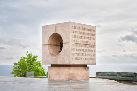 NOVOROSSIYSK, RUSSIA - AUGUST 14, 2016: Monument to the Sailors of the Revolutionのeditorial素材