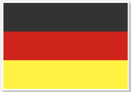 National Germany flag. Vector illustration.のイラスト素材