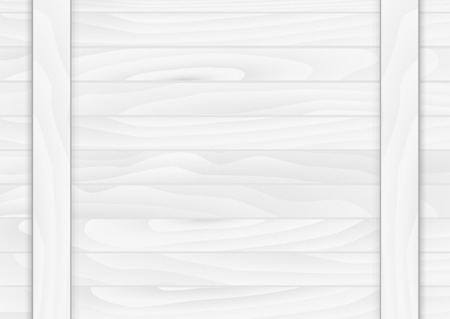 Wood Background. Plank white color. Vector Illustrationのイラスト素材