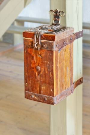 Alms collection boxの写真素材