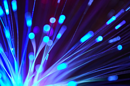 Abstract background with colorful light and blur effects. Background with flashes of colored light.