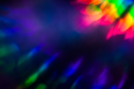 Abstract Colorful blurred bokeh background with copy spaceの写真素材