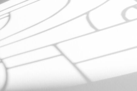 Blurred overlay effect for photo and mockups. Organic drop diagonal shadow of art deco stained glass...