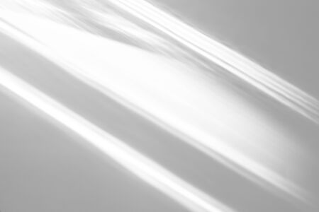 Overlay effect for photo and mockups. Organic drop diagonal shadow and rays of light from window on...