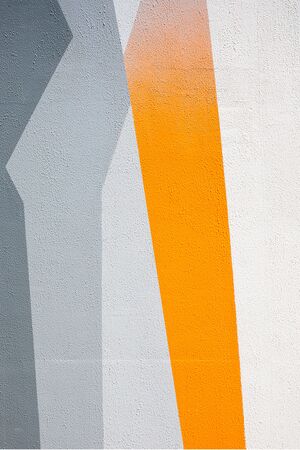 close up of colorful urban wall textureの写真素材