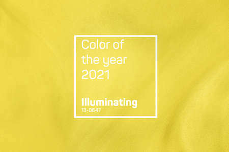 gold yellow glitter shimmering magic bokeh backgroundの写真素材