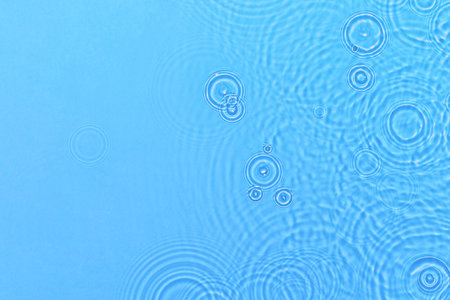 transparent blue colored clear calm water surface texture