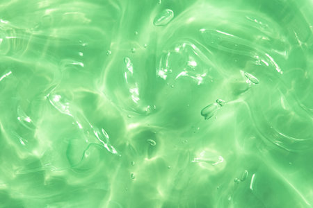 Green water Aloe Vera gel smudged texture