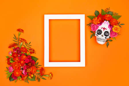Day of the dead, Dia De Los Muertos Celebration Background