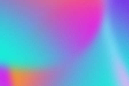 Abstract pastel neon holographic blurred grainy gradient background