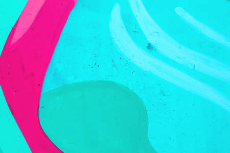 close up of colorful urban wall textureの写真素材