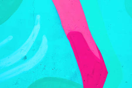 close up of colorful urban wall textureの写真素材
