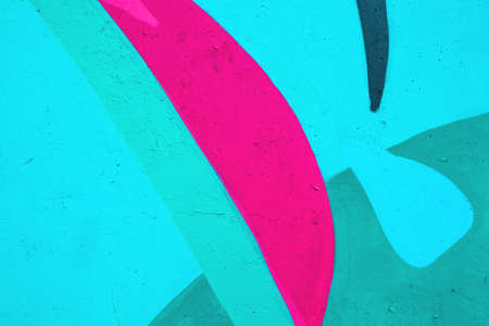 close up of colorful urban wall textureの写真素材