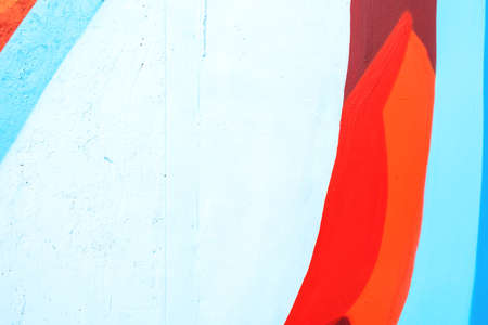 close up of colorful urban wall textureの写真素材