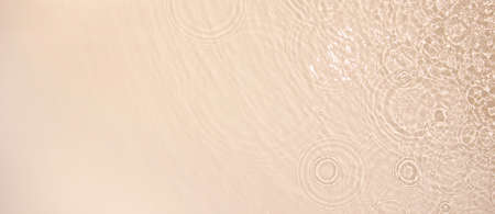 banner background transparent beige clear water surface texture