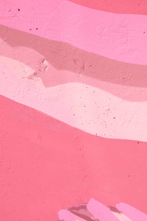 close up of colorful urban wall texture