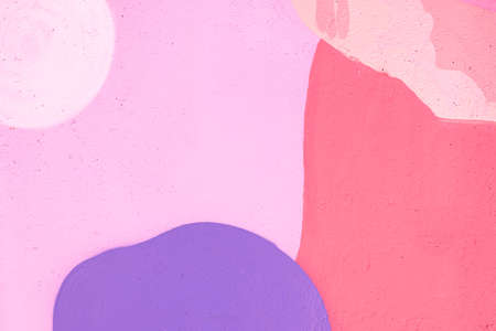 close up of colorful urban wall texture