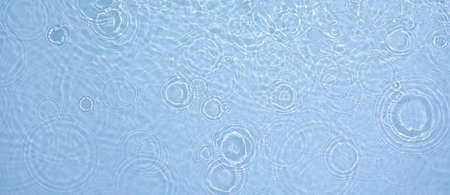 transparent blue clear calm water surface texture banner
