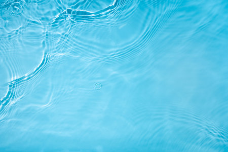 transparent blue clear calm wave water surface texture