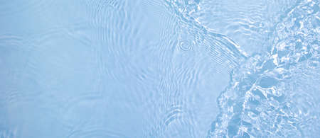 transparent blue clear calm water surface wave texture