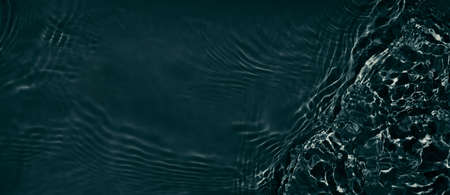 banner black transparent clear calm water surface textureの写真素材