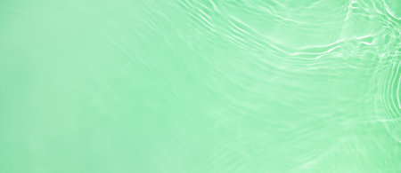 banner background transparent green clear water wave surface texture