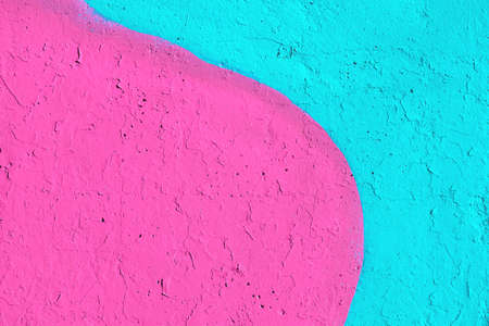 close up of colorful urban wall textureの写真素材
