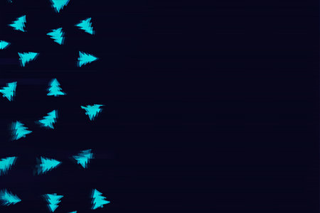 Cyber Xmas Motion Glitch interlaced Distorted textured futuristic background