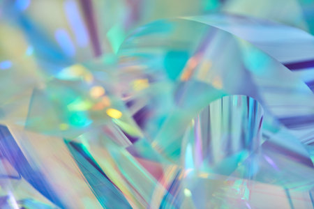 blurred pastel neon mint, turquoise, blue, purple holographic metallic foil background