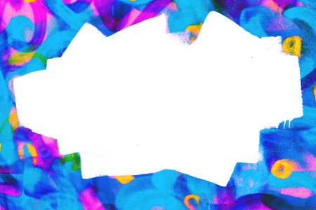 Abstract Spray Paint Background with Blue, Purple, Pink for 80s, Y2K Vibeの写真素材