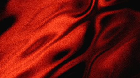 Abstract Liquid Wave lo-fi grain noise Pattern in Deep Red and Black, Modern 2000s Aestheticの写真素材