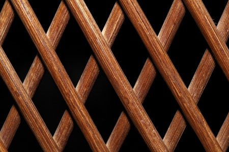 Wood fence weave use as backgroundの写真素材
