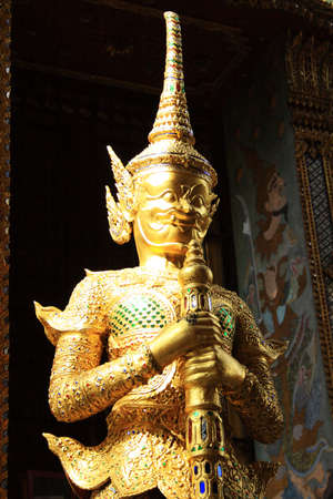 Thai giant statues in Thailandの写真素材