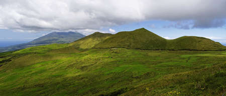 Panorama Pico, Azoresの写真素材