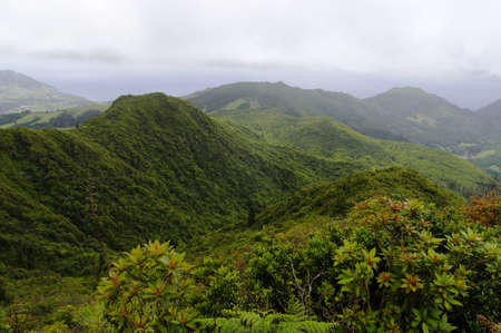 SAo Miguel, the landscapes of the island , Azores, Portugalの写真素材