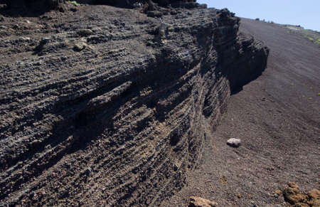 El Golfo, Lanzarote, Canary Islands, Spainの写真素材