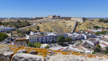 Forte de Sao Sebastiao in old town of Castro Marim, Algarve, Portugalのeditorial素材