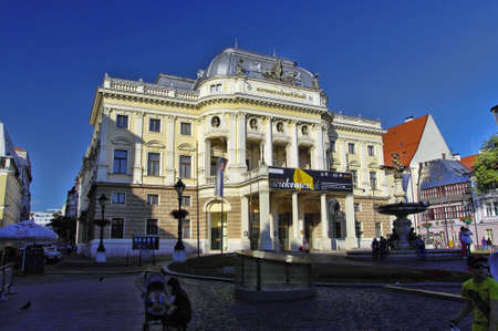 BRATISLAVA, SLOVAKIA - JUNE 14  People visit Old Town on June 14, 2014 in Bratislava, Slovakia  Bratislava is the Capital of Slovakia and most visited city in Slovakia  のeditorial素材