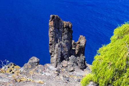 Coastline of Alojera, La Gomera, Canary Island, Spainの写真素材