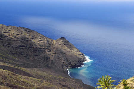The Arguamul coastline  view, La Gomera, Canary Island, Spain
