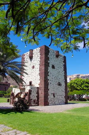 Torre del Conde fort, San Sebastian, La Gomera, Canary Islands, Spainの写真素材