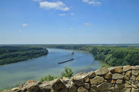 The Danube quay river, Bratislava, Devin, Slovakia