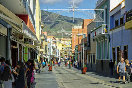 The street in Candelaria. Tenerife, Canary Islands, Spainのeditorial素材