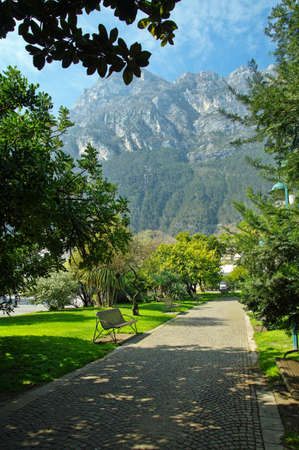 The alleyway near Lago Di Garda, Italy.