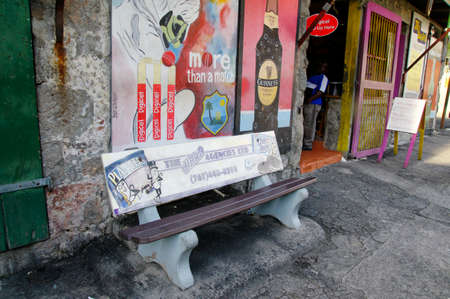 ROSEAU, DOMINICA - JANUARY 5, 2017 - The street life of Roseau city on January 5, 2017. Roseau is the capital of Dominica island, Lesser antyllesのeditorial素材