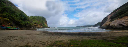 Sandwich Beach, Thibaud, Dominica, Lesser Antillesのeditorial素材