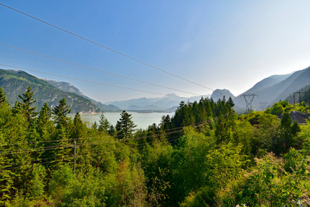 Coastal Mountains in British Columbia. Canadaの写真素材
