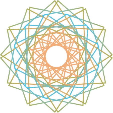 Beautiful illustrate for decorative ornament or logoのイラスト素材